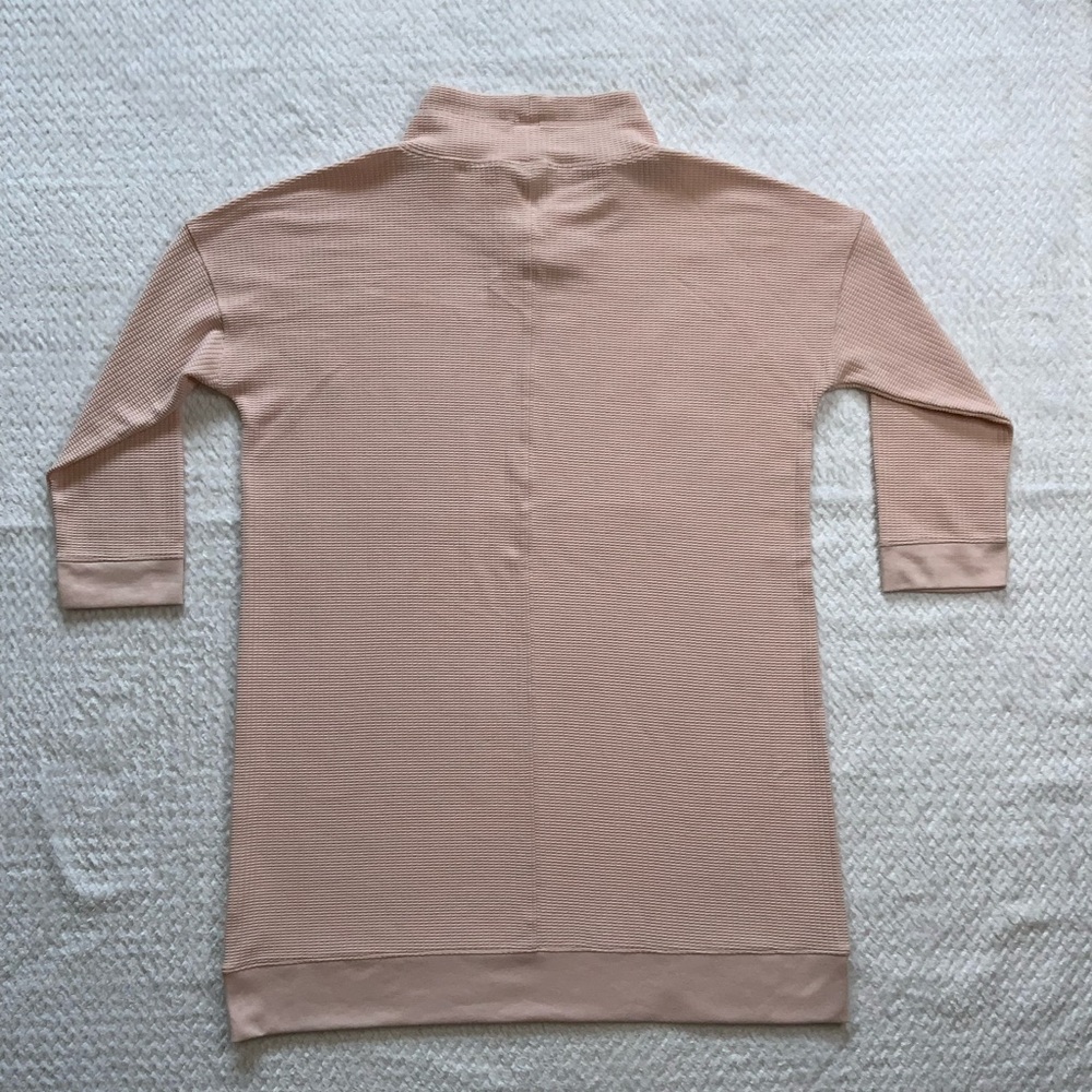 LILLA P 3/4 SLEEVE MOCK NECK DRESS - Picture 8 of 9